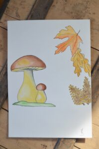 aquarelle thème automne